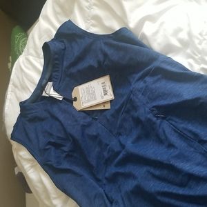 Prana Ellen Dress /coverup Blue Nwt L